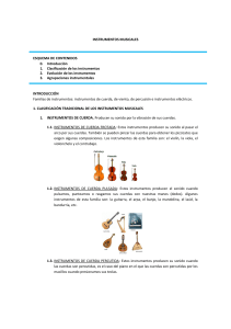 Instrumentos Musicales: Clasificación y Agrupaciones