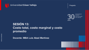 Costo Total, Marginal y Promedio: Caso Práctico Contabilidad