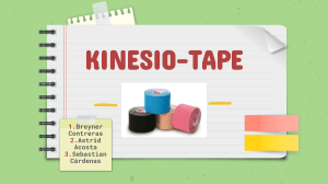 Kinesio Tape: Beneficios, Técnicas y Aplicaciones
