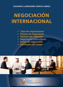 Negociación Internacional: Tipos, Tácticas y Estrategias