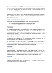 Tratamientos Térmicos del Acero: Templado, Recocido y Más