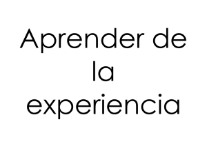 Aprendizaje, Equipo y Cambio: Presentación