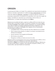 Origen del Islam: Mahoma y sus preceptos