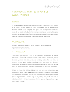 Análisis de Causa Raíz (ACR): Herramientas y Técnicas