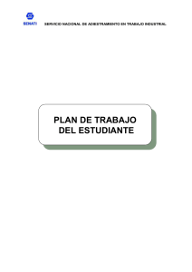Plan de Trabajo Estudiantil SENATI
