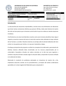 Técnicas de Conteo: Proyecto de Matemática de Cómputo