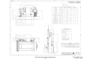 Circuit Breaker Outline & Accessories Technical Drawing