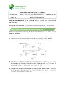 Amplificadores Operacionales: Problemas Resueltos