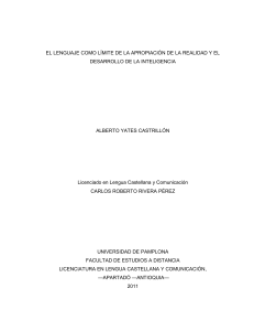 Lenguaje, Realidad e Inteligencia: Un Ensayo