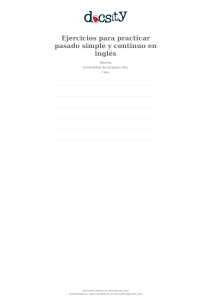 Past Simple vs. Continuous English Exercises