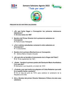 Historia Salesiana Concepción: Preguntas y Respuestas