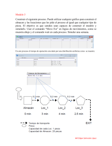 Ejercicio de Simulación de Procesos con ProModel