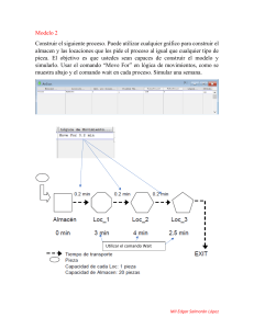 Simulación de Procesos: Ejercicio con ProModel