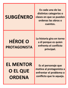 Subgéneros Literarios y Elementos del Cuento