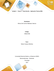 Ecología Humana: Tarea Académica IRIA