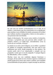 El Valor de la Misión: Confiar en Dios en la Vida Diaria