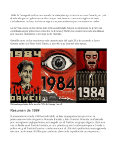 1984 de Orwell: Resumen, Personajes y Análisis