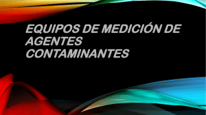 Equipos de Medición de Agentes Contaminantes