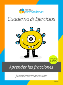 Aprender Fracciones: Cuaderno de Ejercicios Gratis