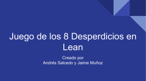 Juego de los 8 Desperdicios en Lean