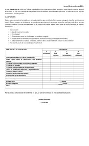 Tarea de Clasificación con Material Reciclado para Párvulos