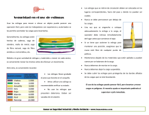 Seguridad en el Uso de Eslingas: Guía Práctica