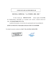 CONSTANCIA DE CONCURRENCIA