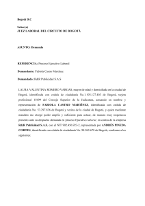 Demanda Laboral: Fabiola Castro vs. R&R Publicidad S.A.S