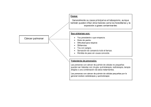 Cáncer Pulmonar: Causas, Síntomas y Tratamiento