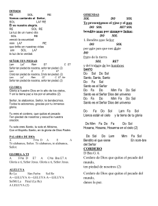 Cancionero Católico: Cantos y Acordes para Guitarra