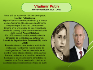 Biografías de Putin, Malala y Obama