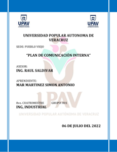 Plan de Comunicación Interna: Relaciones Empresariales