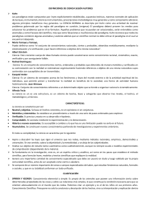 Definiciones y Características de la Ciencia