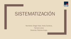 Sistematización: Comprendiendo los Procesos de Sistematización