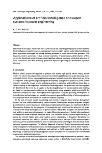 AI & Expert Systems in Power Engineering: Applications Review