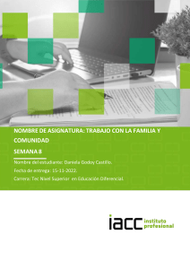 Trabajo con la Familia y Comunidad: Inclusión y Diversidad