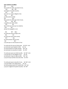 Cancionero Infantil: Letras y Acordes de Canciones Populares