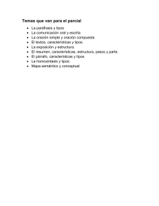 Temas para el parcial: Lengua y Literatura