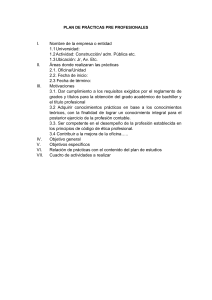 Plan de Prácticas Pre Profesionales: Guía para Estudiantes