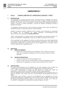 Granulometría de Agregados: Informe de Laboratorio