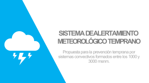 Propuesta de Sistema de Alerta Meteorológica Temprana