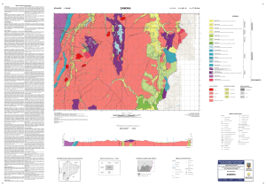 Mapa Geológico de Zamora, Ecuador (1:100,000)