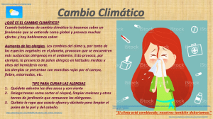 Cambio Climático y Alergias: Información y Consejos
