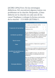 Estrategias Didácticas y Citación APA: Foro Académico