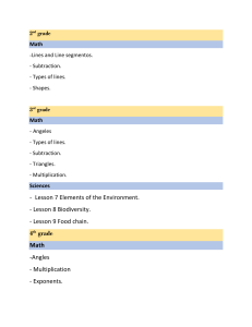 Elementary Math & Science Curriculum Grades 2-6