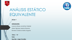 Presentación de Análisis Estático Equivalente