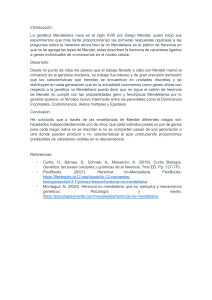 Genética Mendeliana y No Mendeliana: Principios y Diferencias