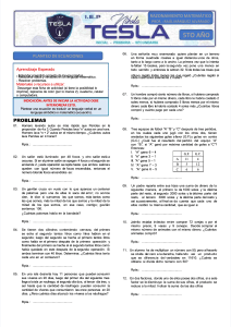 Razonamiento Matemático: Planteo de Ecuaciones - 5to Año