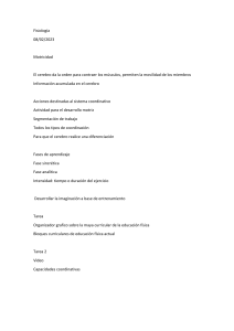 Fisiología y Motricidad: Apuntes de Clase