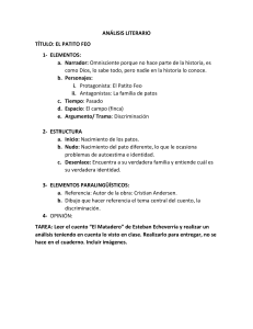 Análisis Literario: El Patito Feo
